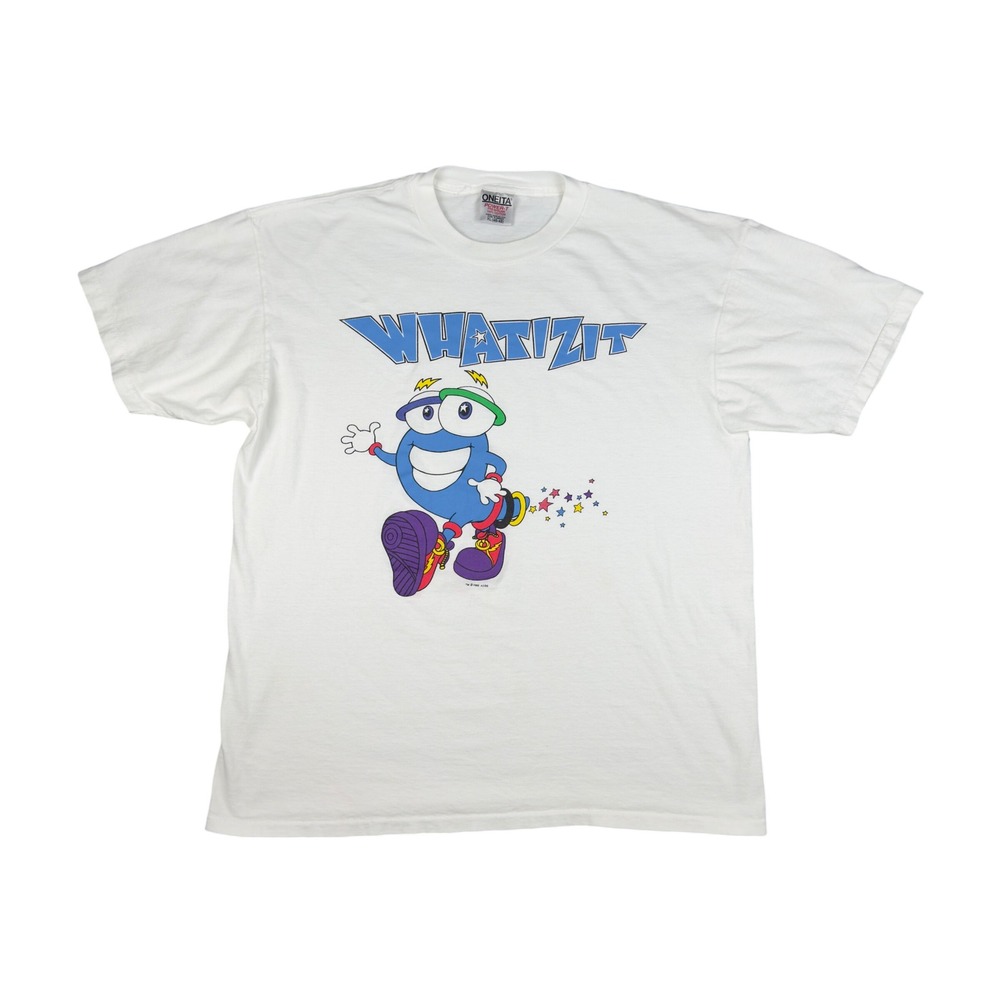 Vtg 1992 Whatizit Atlanta Olympics Izzy Mascot T-Shirt Men's XL Oneita